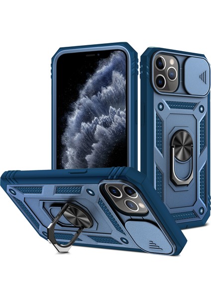 Apple iPhone 11 Pro Max Için Standlı Telefon Koruyucu Kılıf (Yurt Dışından)