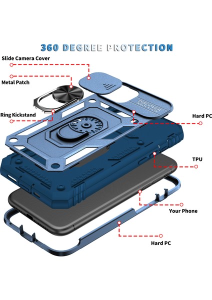 Apple iPhone 11 Pro Max Için Standlı Telefon Koruyucu Kılıf (Yurt Dışından) indirimleri