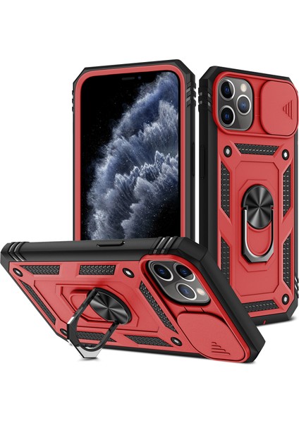 Apple iPhone 11 Pro Max Için Standlı Telefon Koruyucu Kılıf (Yurt Dışından)