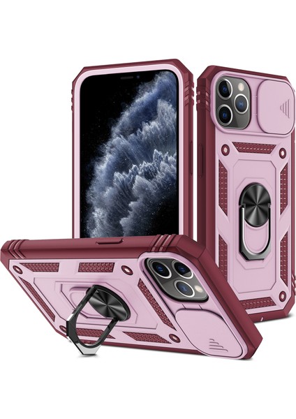 Apple iPhone 11 Pro Max Için Standlı Telefon Koruyucu Kılıf (Yurt Dışından)
