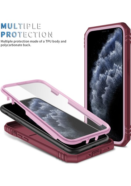 Apple iPhone 11 Pro Max Için Standlı Telefon Koruyucu Kılıf (Yurt Dışından)