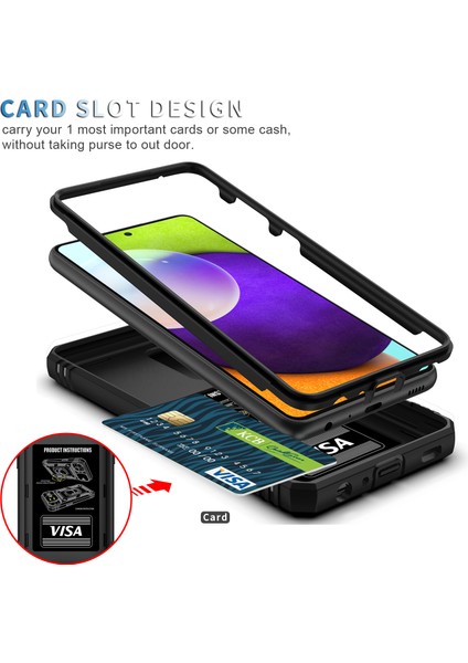 Galaxy A32 5g Için Standlı Telefon Koruyucu Kılıf (Yurt Dışından)