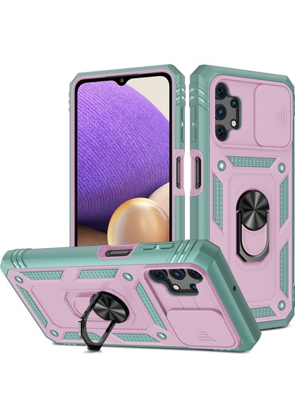 Galaxy A32 5g Için Standlı Telefon Koruyucu Kılıf (Yurt Dışından)