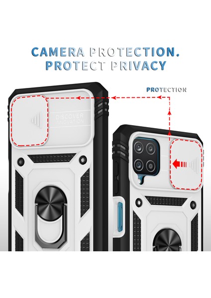 Galaxy A12 Için Standlı Telefon Koruyucu Kılıf (Yurt Dışından) fiyatları