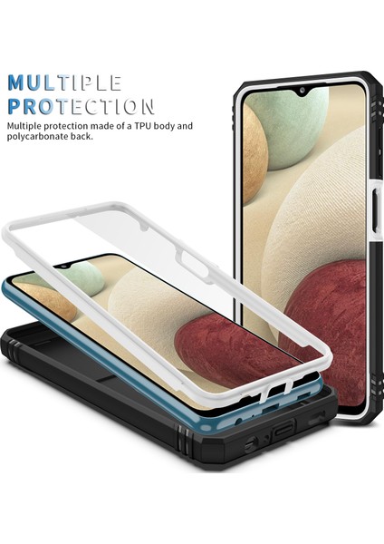 Galaxy A12 Için Standlı Telefon Koruyucu Kılıf (Yurt Dışından) modelleri