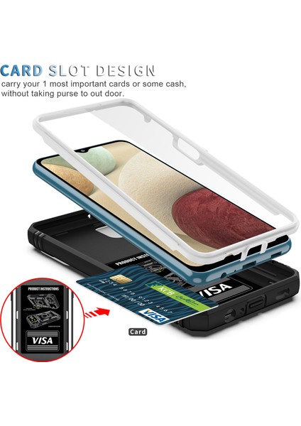 Galaxy A12 Için Standlı Telefon Koruyucu Kılıf (Yurt Dışından) fırsatları