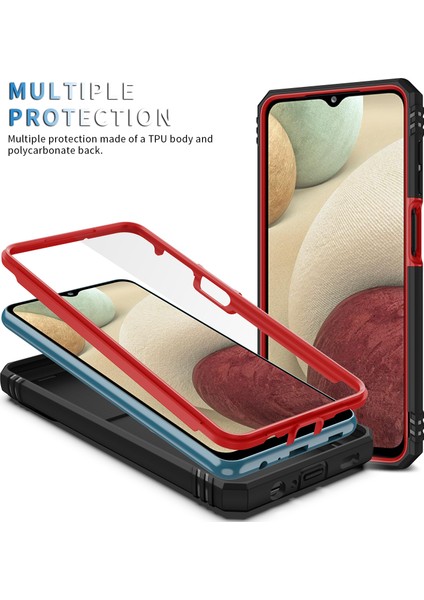 Galaxy A12 Için Standlı Telefon Koruyucu Kılıf (Yurt Dışından) modelleri