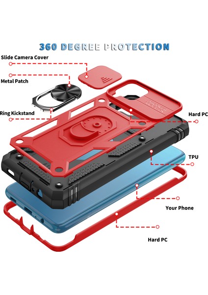 Galaxy A12 Için Standlı Telefon Koruyucu Kılıf (Yurt Dışından) indirimleri