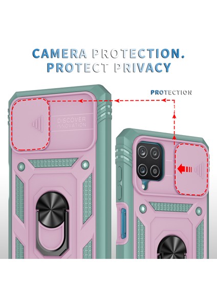 Galaxy A12 Için Standlı Telefon Koruyucu Kılıf (Yurt Dışından) fiyatları