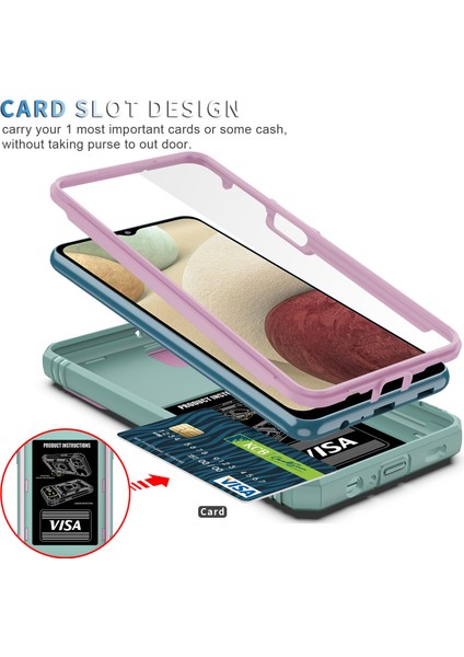 Galaxy A12 Için Standlı Telefon Koruyucu Kılıf (Yurt Dışından) fırsatları