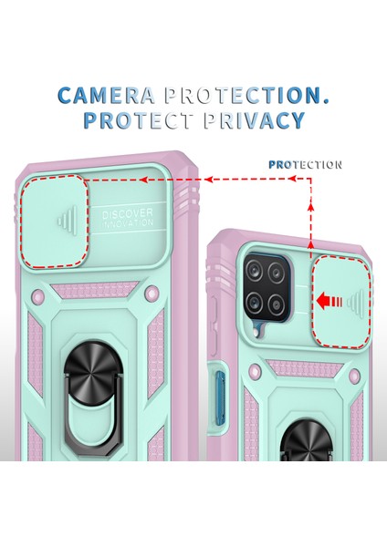 Galaxy A12 Için Standlı Telefon Koruyucu Kılıf (Yurt Dışından) fiyatları