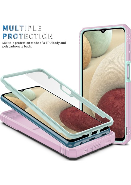 Galaxy A12 Için Standlı Telefon Koruyucu Kılıf (Yurt Dışından) modelleri