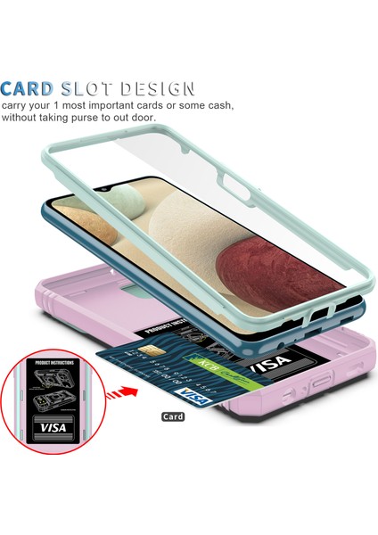 Galaxy A12 Için Standlı Telefon Koruyucu Kılıf (Yurt Dışından) fırsatları