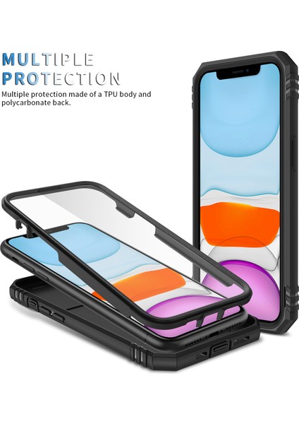 Apple iPhone 11 Için Kart Yuvalı Halkalı Telefon Koruyucu Kılıf (Yurt Dışından) modelleri