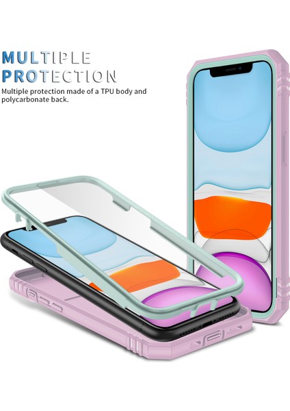 Apple iPhone 11 Için Kart Yuvalı Halkalı Telefon Koruyucu Kılıf (Yurt Dışından) modelleri