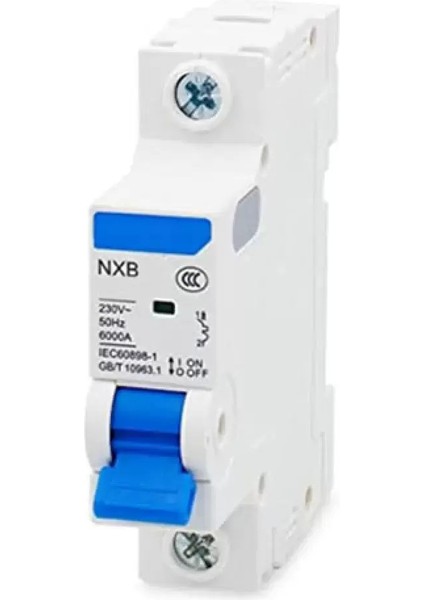 Nxb Serisi Monofaze 1X32A B Tipi Otomatik Sigorta 6ka 814043