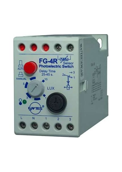 Fg-4r Fotosel Röle Lüks Ayarlı Kumandalı 1-10