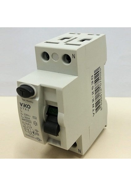 VTR2-2530 Kaçak Akım Koruma Rölesi 1X25A 30 Ma