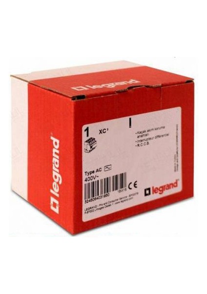 403182 Kaçak Akım Koruma Rölesi 1X25A 30 Ma Ac Tip