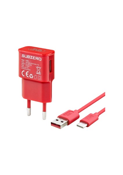 2.2A SG53 Type C Şarj Aleti Seti (FARKLI ÜRÜN RENKLERİYLE)