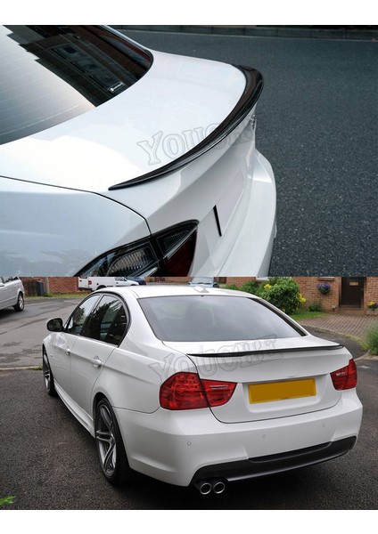 Bmw E90 Bagaj Üstü Spoiler Performans Tip Parlak Siyah 2005 - 2012