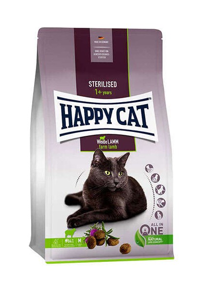 Happy Cat Sterillized Lamn 10 Kg