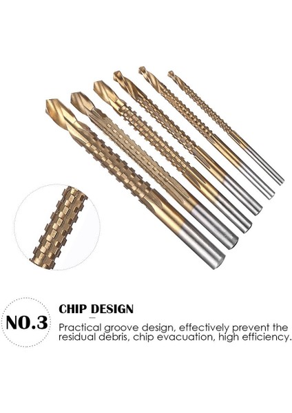 6 Adet/takım Kobalt Matkap Ucu Seti Spiral Vidalı Metrik Kompozit Dokunun Matkap Ucu Dokunun Büküm Matkap Ucu Seti Çok Fonksiyonlu Metal Specia (Yurt Dışından)