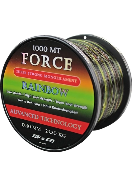 Misina Force Rainbow 1000 mt