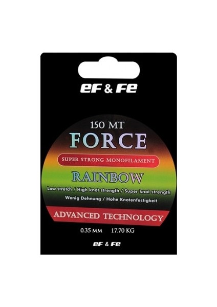 Misina Force Rainbow 150 mt