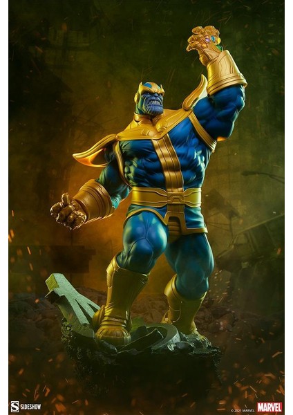 Sideshow Marvel Comics Avengers Assemble Thanos (Classic Version) Statue