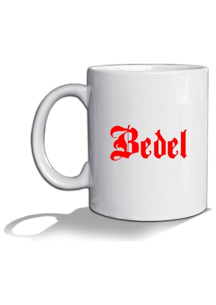 Bedel Kupa Bardak Beyaz Kupa Bardak