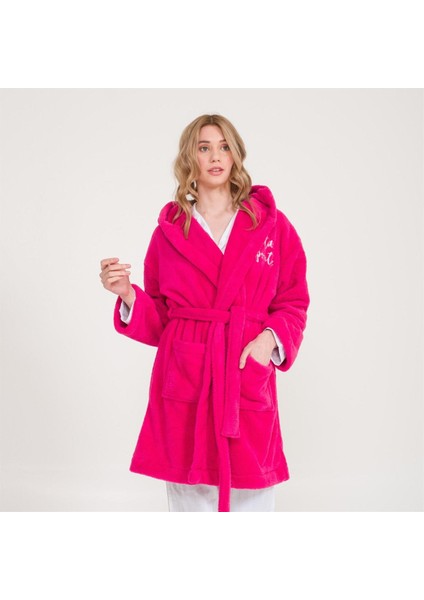 Welsoft Kapüşonlu Peluş Kadın Sabahlık fiyatları