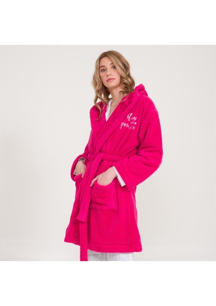 Welsoft Kapüşonlu Peluş Kadın Sabahlık fırsatları