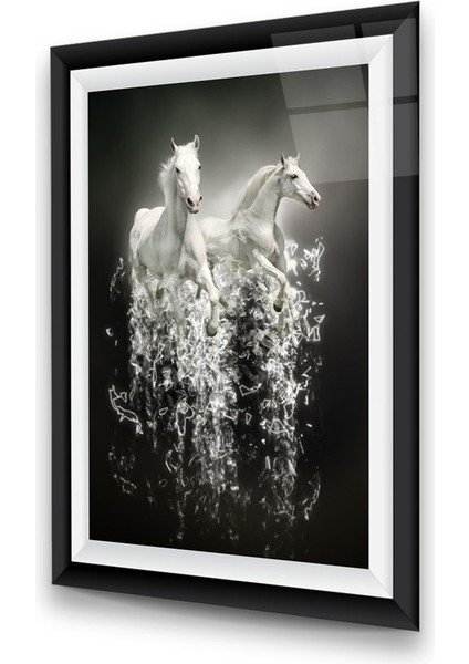 Atlar Manipülasyon Dikey Cam Tablo modelleri