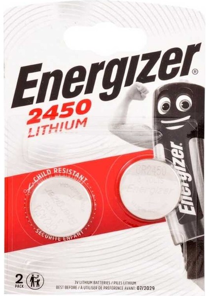 CR2450 3V 2li Blister Lityum Para Pil