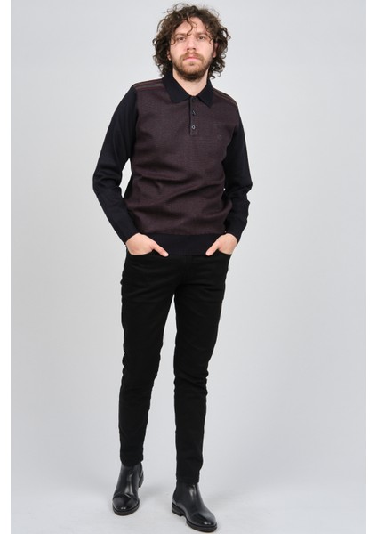 Erkek Polo Yaka Kazak 1577424 Kırmızı fiyatları