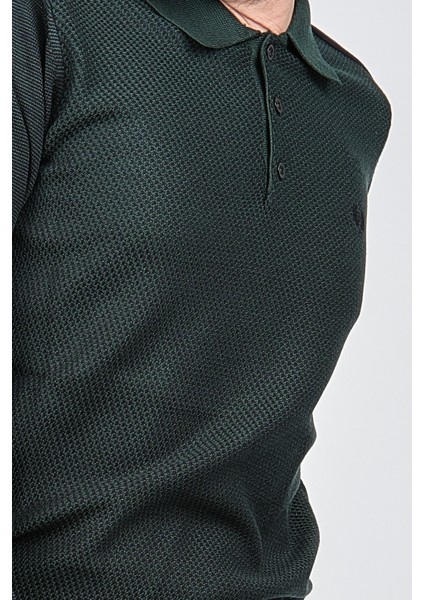 Erkek Polo Yaka Kazak 1577412 Yeşil fırsatları