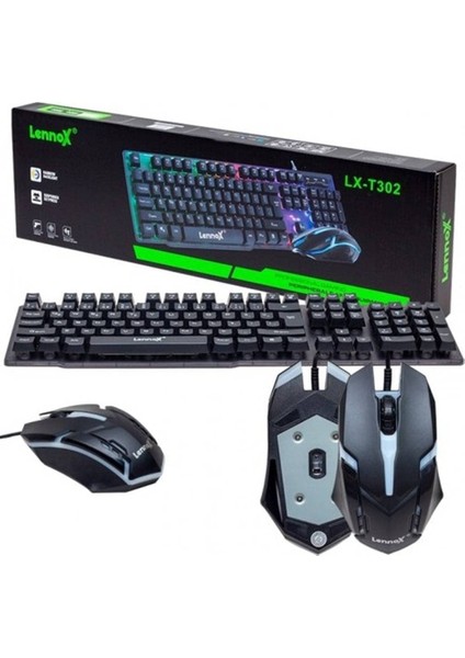 DY-T302 Oyuncu Klavye Mouse Set