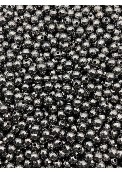 6mm Füme/antrasit Renk Parlak Metalize Dünya Model ,disko Topu Takı Hobi Boncuğu (25GR,~200 Adet fiyatları