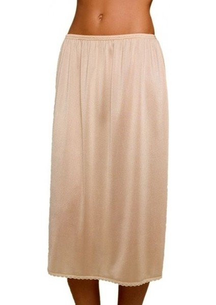 Düz (Plain Halfslip) Uzun Bol Kesim Jüpon