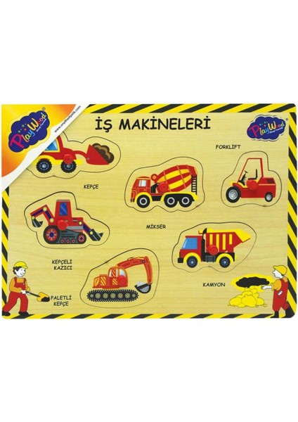 Marka: Ahşap Tutmalı Iş Makineleri Puzzle : Ahşap Oyuncaklar fiyatları
