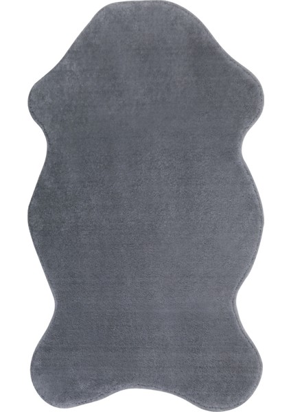 Dijidekor Koyu Gri Şekilli Post Dokuma Halı Peluş Yumuşacık Kaymaz Antibakteriyel 200X300 modelleri
