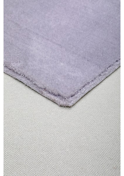 Dijidekor Açık Gri Post Dokuma Halı Peluş Yumuşacık Kaymaz Antibakteriyel 80X650 indirimleri