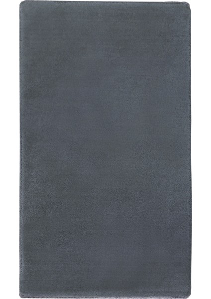 Dijidekor Koyu Gri Post Dokuma Halı Peluş Yumuşacık Kaymaz Antibakteriyel 160X450 indirimleri