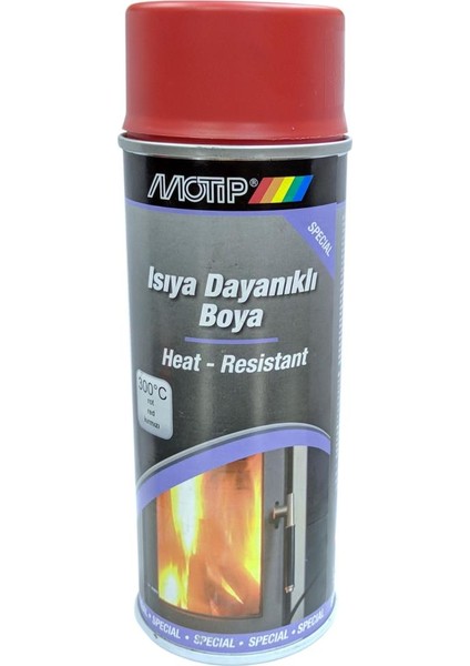 Isıya Dayanıklı Boya Kırmızı 300°C 400ML Orijinal Alman