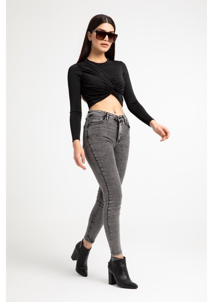 Kadın Kot Kar Yıkama Pantolon 1451 fiyatları