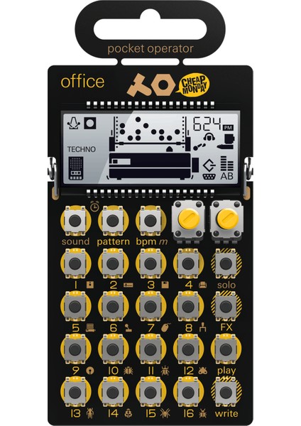 Pocket Operator Po-24 Office | Noise Percussion Drum Machine