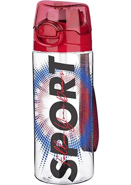 Rıo Desenli Matara 500 ml Kırmızı