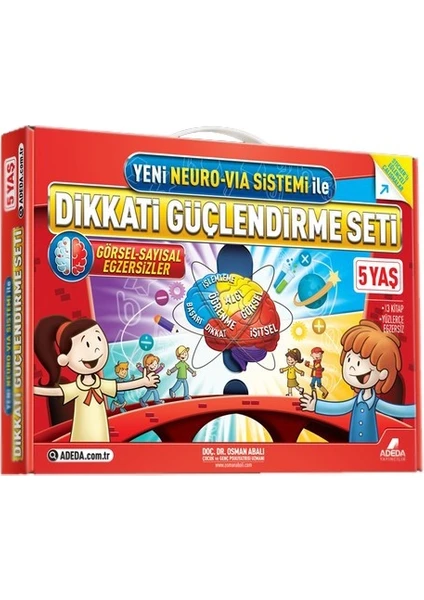 Adeda Yayıncılık Dikkati Güçlendirme Seti - Anasınıfı 5 Yaş