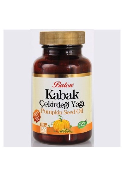 Kabak Çekirdeği Yağı 100 Kapsül